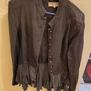 Free People Military Jacket